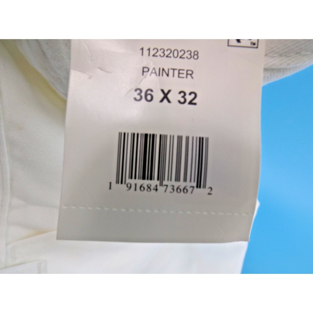 Wrangler Workwear Painter White Utility Pant - Men's Size 36 x 32 - Picture 13 of 13